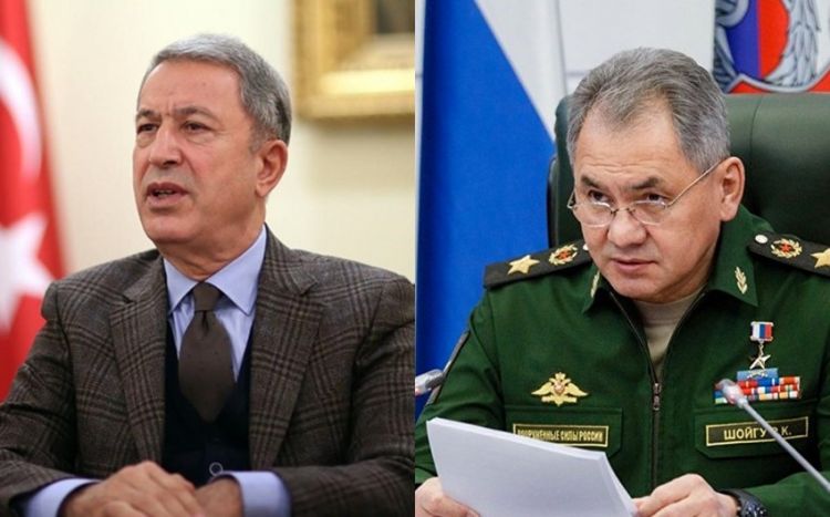 Rusiya və Türkiyə müdafiə nazirləri Qarabağ məsələsini müzakirə edib