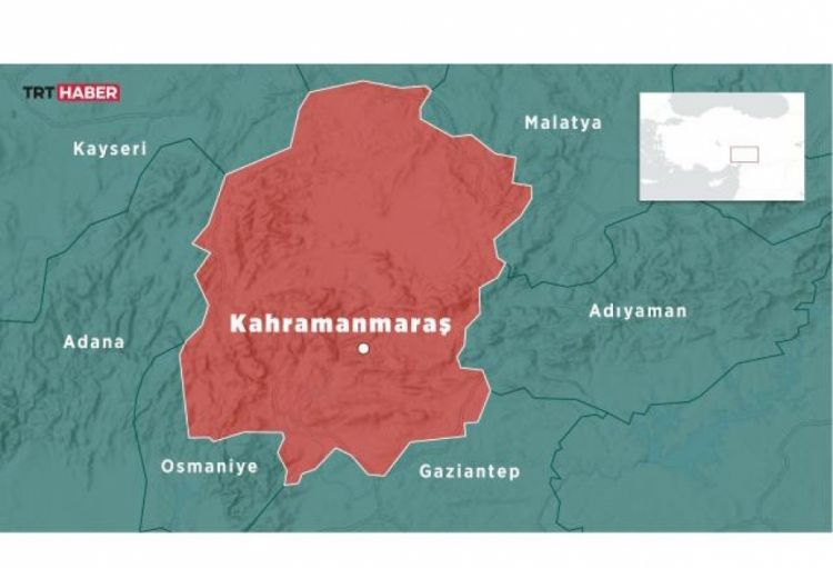 Kahramanmaraşda 4,5 bal gücündə zəlzələ olub