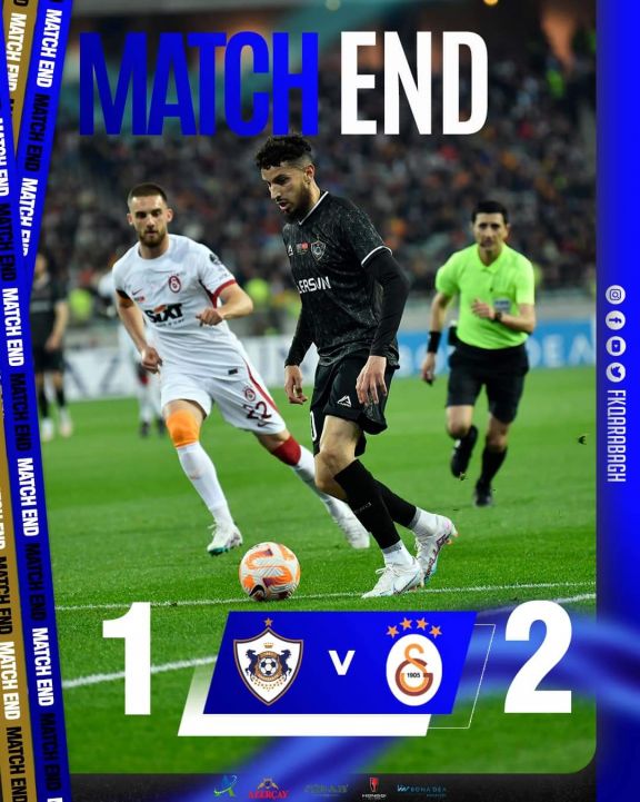 "Qarabağ" yoldaşlıq oyununda "Qalatasaray"a uduzub