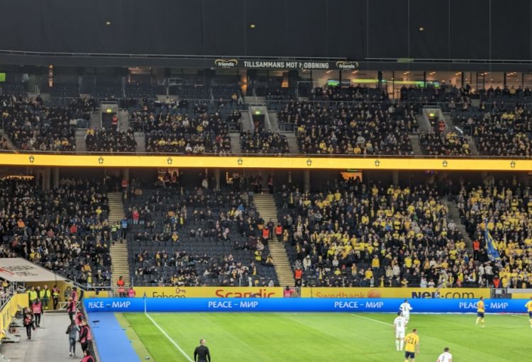 İsveç - Azərbaycan oyununda növbəti erməni təxribatının qarşısı alınıb