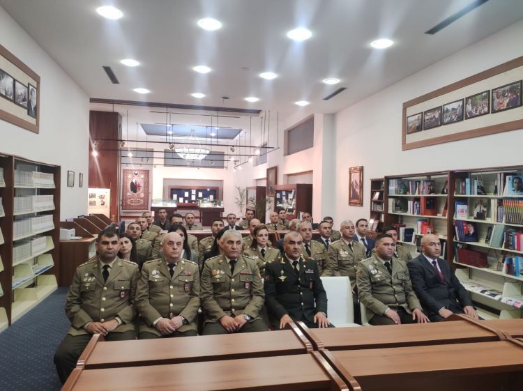 Naxçıvan Fövqəladə Hallar Nazirliyi "Heydər Əliyev İli"nə həsr olunan tədbir keçirib<font color=red> - FOTOLAR</font>