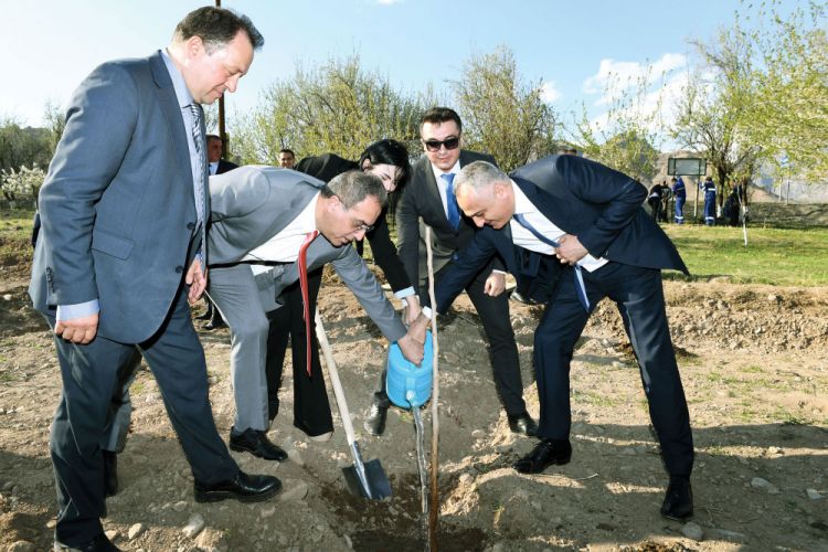 Ümummilli Liderin 100 illiyi münasibətilə Ordubad rayonunda “Azərbaycan – Türkiyə ipək bağı” salınıb<font color='red'> - YENİLƏNİB</font><font color=red> - VİDEO</font>