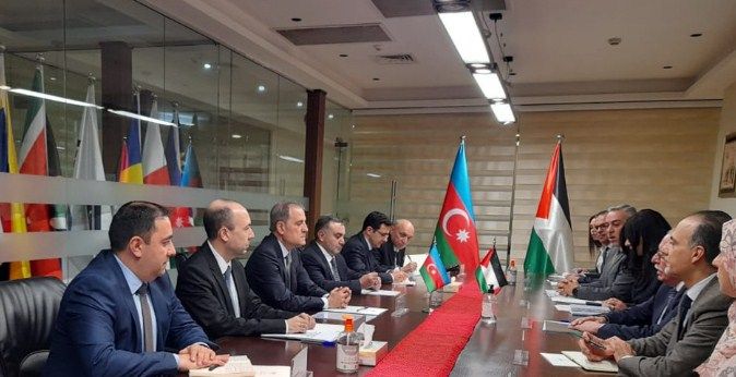 Ramallahda Azərbaycan və Fələstin XİN başçılarının görüşü keçirilir 