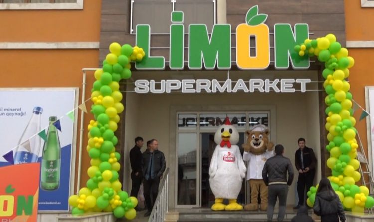 “Limon” supermarketi daha bir ünvanda fəaliyyətə başlayıb<font color=red> - VİDEO</font>