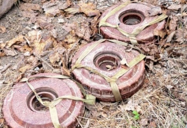 Laçın rayonunda 3 ədəd tank əleyhinə mina aşkarlanıb