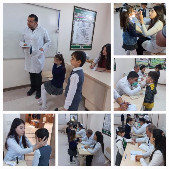 Naxçıvanda uşaqlar arasında tibbi müayinələr aparılır