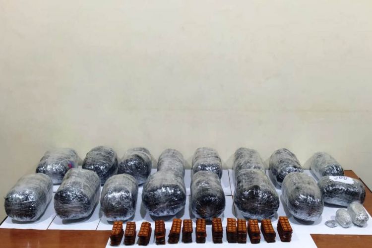 İrandan Azərbaycana 16 kq narkotik keçirilməsinin qarşısı alınıb