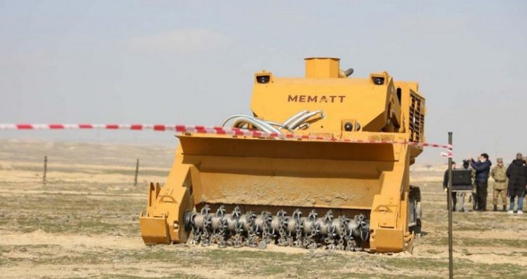 Türkiyə MN: "İndiyədək Azərbaycana 20 MEMATT minatəmizləyən maşın təhvil vermişik"