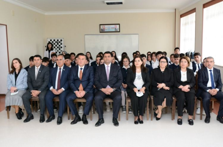 NDU-nun Tibb fakültəsi Akademik Zərifə Əliyevanın 100 illik yubileyini onun adını daşıyan məktəbdə qeyd edib<font color=red> - FOTOLAR</font>