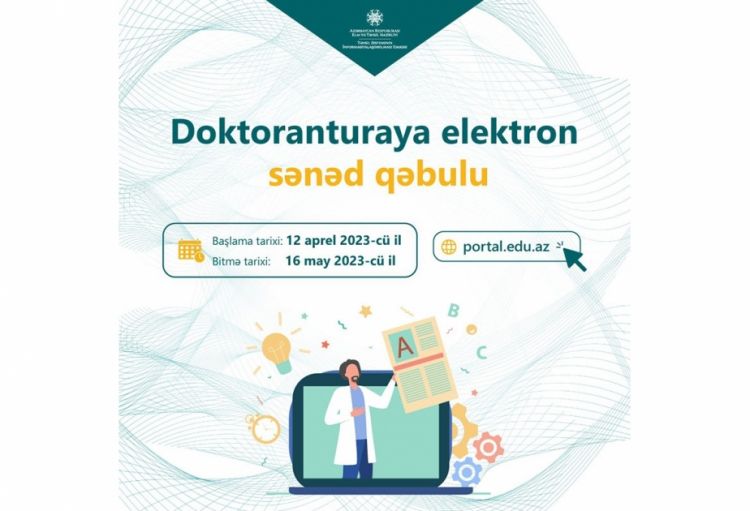 Doktorantura səviyyəsinə elektron sənəd qəbulu başlayır
