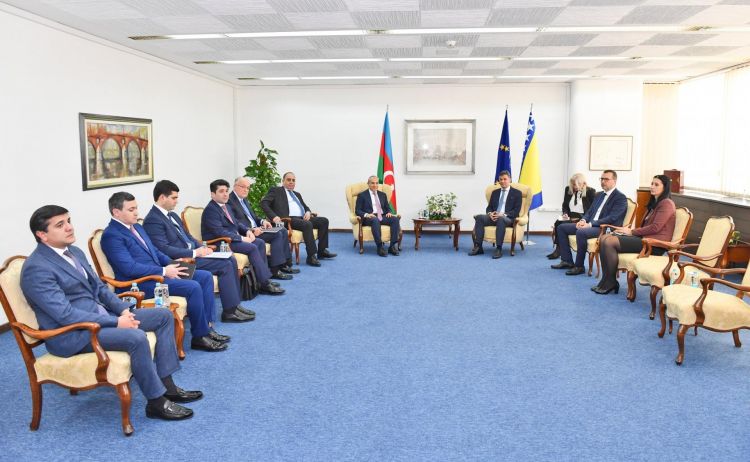 Mikayıl Cabbarov Bosniya və Herseqovinanın Baş naziri ilə görüşüb