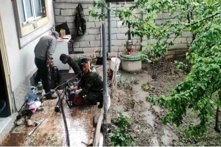 Naxçıvanda yaşayış evini su basıb<font color=red> - VİDEO</font>