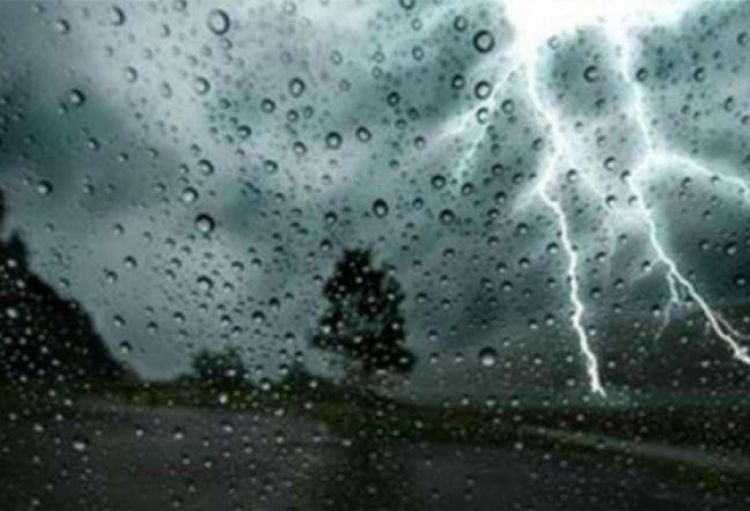 Hava şəraiti qeyri-sabit olub: yağış yağıb, dolu düşüb, sel keçib