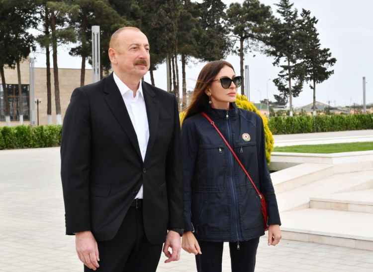 Prezident İlham Əliyev və birinci xanım Mehriban Əliyeva Neftçala rayonuna səfər ediblər<font color='red'> - YENİLƏNİB</font><font color=red> - FOTOLAR</font>