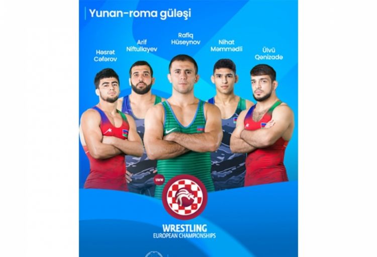 Azərbaycanın üç idmançısı yunan-Roma güləşi üzrə Avropa çempionatının yarımfinalına yüksəlib