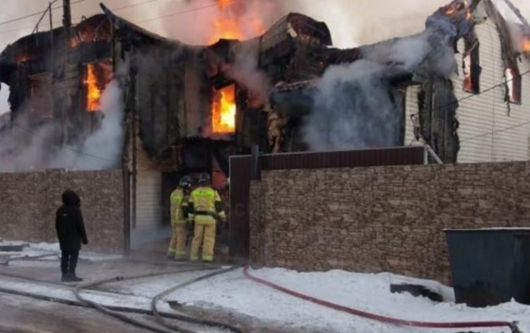 İrkutskda yanğında 4 nəfər həlak olub