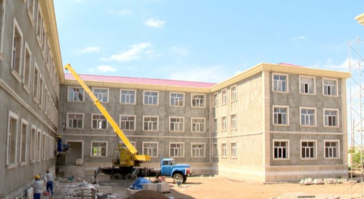 Babək rayonunda yeni tədris binaları inşa olunur<font color=red> - VİDEO</font>