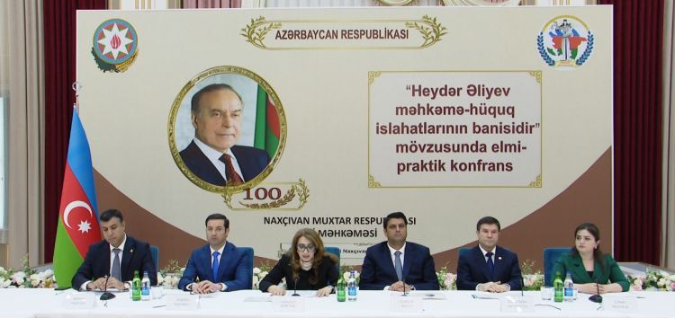 Naxçıvan Muxtar Respublikası Ali Məhkəməsinin təşkilatçılığı ilə elmi-praktik konfrans keçirilib