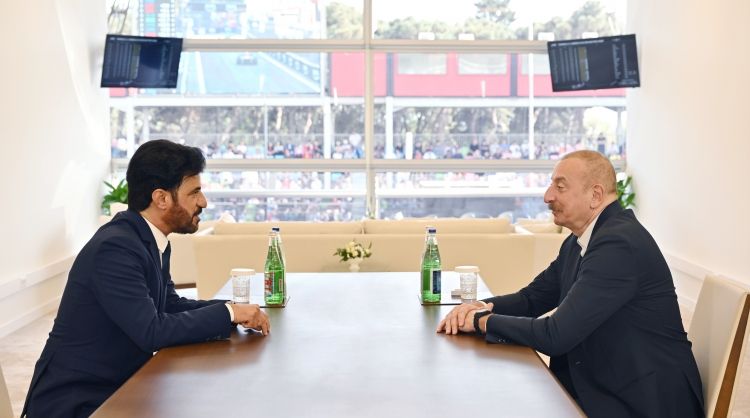 Azərbaycan Prezidenti İlham Əliyev Beynəlxalq Avtomobil Federasiyasının prezidentini qəbul edib<font color='red'> - YENİLƏNİB</font>