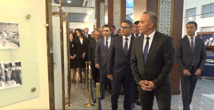 Aviasiya işçiləri Heydər Əliyev Muzeyini ziyarət ediblər<font color=red> - FOTOLAR</font>