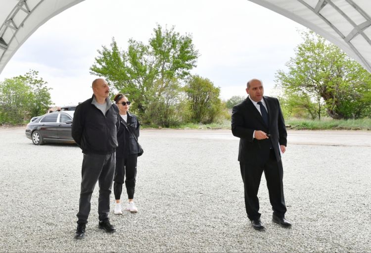 Ağdam şəhərində inzibati binanın təməli qoyulub<font color='red'> - YENİLƏNİB</font>