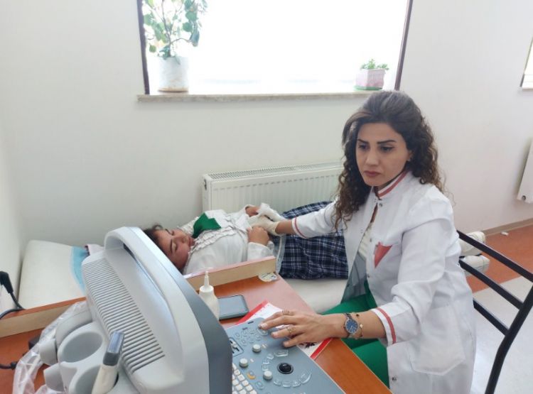 Naxçıvanda internat məktəbinin şagirdləri tibbi aksiyaya cəlb olunub<font color=red> - FOTOLAR</font>