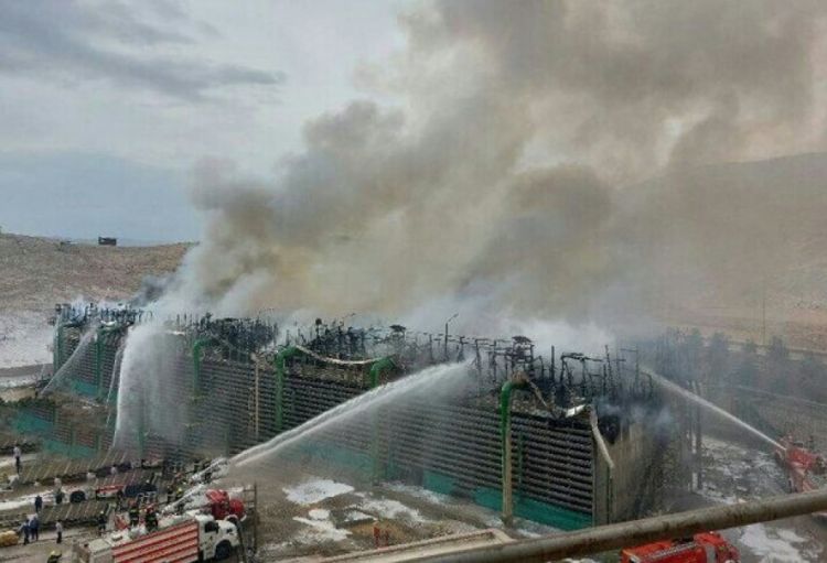İranda elektrik stansiyasında güclü yanğın baş verib