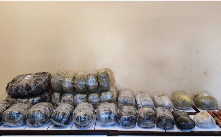 İrandan Azərbaycana 40 kq-a yaxın narkotik keçirilməsinin qarşısı alınıb<font color=red> - FOTOLAR</font>