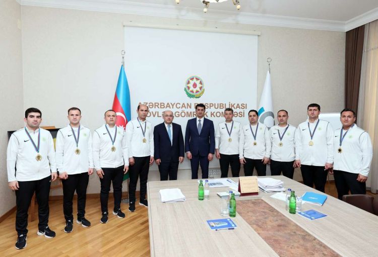 Naxçıvan gömrükçüləri çempionatın qalibi olub