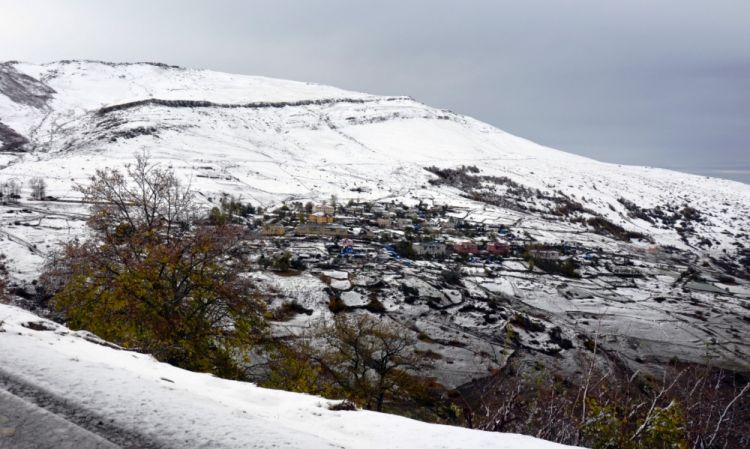 Daşkəsənə 30 santimetr qar yağıb