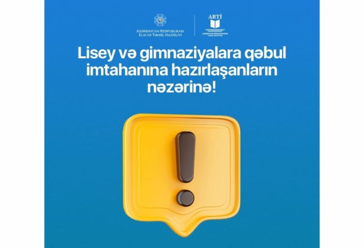 Lisey və gimnaziyalara qəbul davam edir