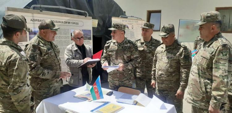 Azərbaycan MN: "Hərbi vəzifəlilərin təlim toplanışı davam edir"<font color=red> - FOTOLAR</font>