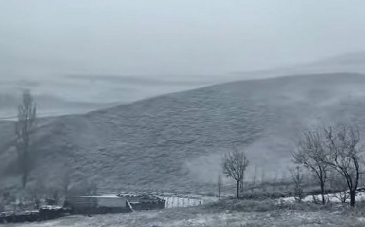 Xınalığa qar yağıb<font color=red> - VİDEO</font>