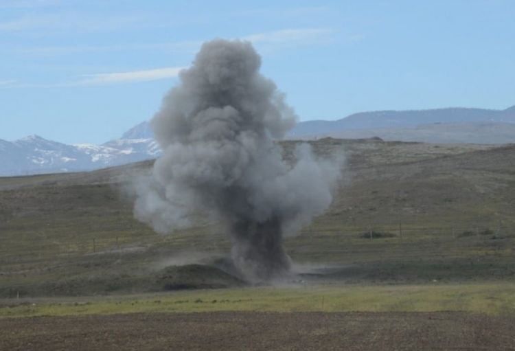Tovuz sakini minaya düşüb