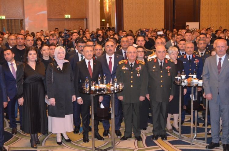 “İki qardaş ölkə arasındakı müttəfiqlik Şuşa bəyannaməsi ilə öz təsdiqini tapıb” – Fuad Oktay<font color=red> - FOTOLAR</font>