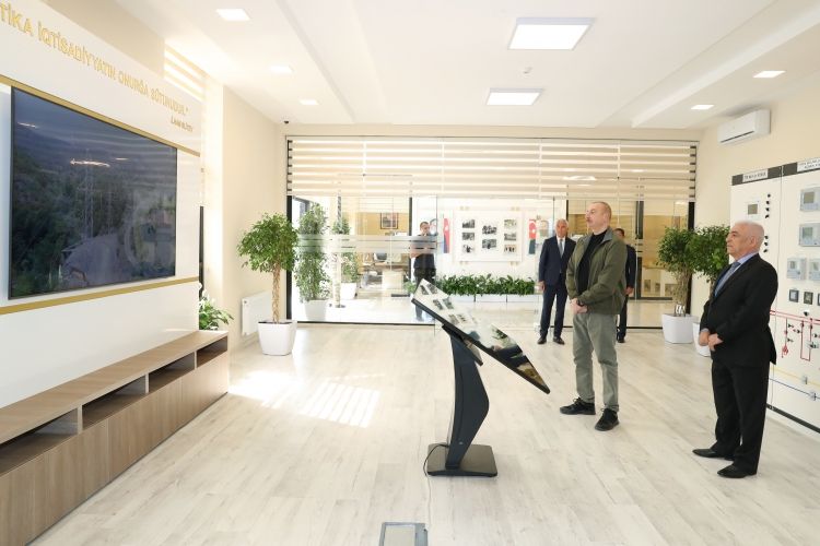 Prezident İlham Əliyev Laçın rayonunda “Qorçu” yarımstansiyasının açılışında iştirak edib<font color=red> - FOTOLAR</font>