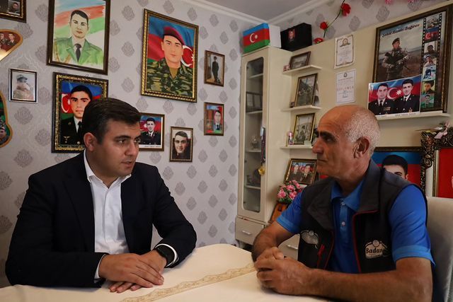 Ceyhun Cəlilov Şahbuzda şəhid ailələri ilə görüşüb<font color=red> - FOTOLAR</font>