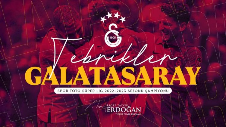Ərdoğan “Qalatasaray”ı təbrik edib