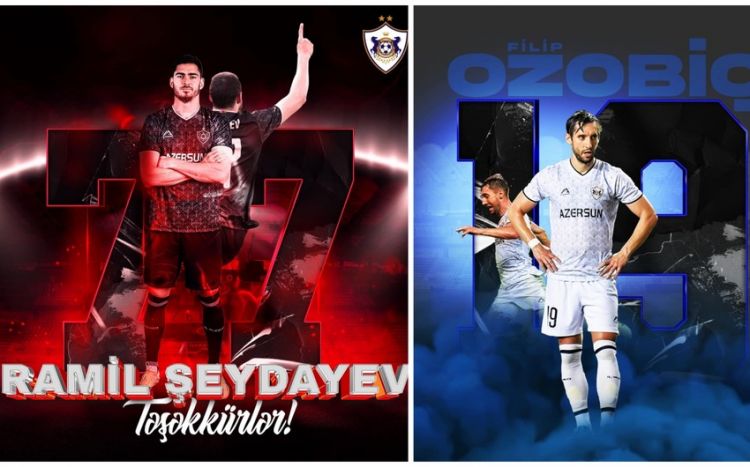 "Qarabağ" Ramil Şeydayev və Filip Ozobiçlə vidalaşıb