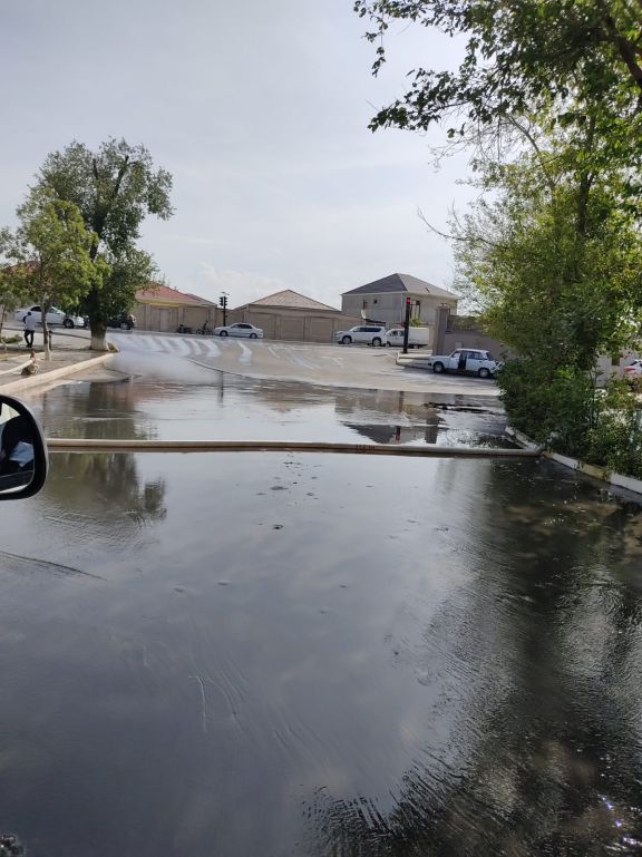 Naxçıvan şəhərinin su xəttində baş vermiş qəzanın nəticələri aradan qaldırılıb<font color='red'> - YENİLƏNİB</font>