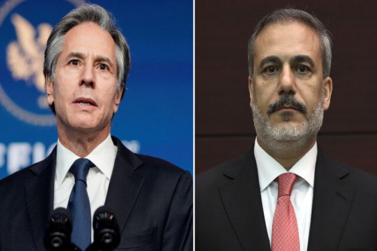 Hakan Fidan və Blinken Azərbaycan-Ermənistan normallaşma prosesini müzakirə edib