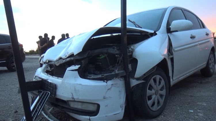 Naxçıvan-Sədərək yolunda nəqliyyat hadisəsi baş verib<font color=red> - VİDEO</font>