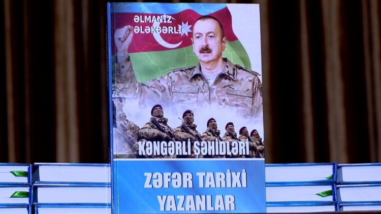 “Zəfər tarixi yazanlar: Kəngərli şəhidləri” kitabının təqdimatı olub<font color=red> - VİDEO</font>
