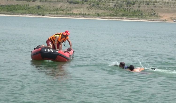 Naxçıvan Fövqəladə Hallar Nazirliyinin xilasedici-dalğıcları üçün təlim keçirilib<font color=red> - VİDEO</font>