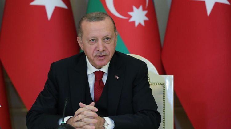 Türkiyə Prezidenti: "Bu gün Qarabağda dalğalanan Azərbaycan bayrağı qardaşlığımızın simvoludur"