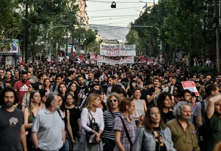 Miqrant faciəsi ilə bağlı Afinada etiraz aksiyaları başlayıb