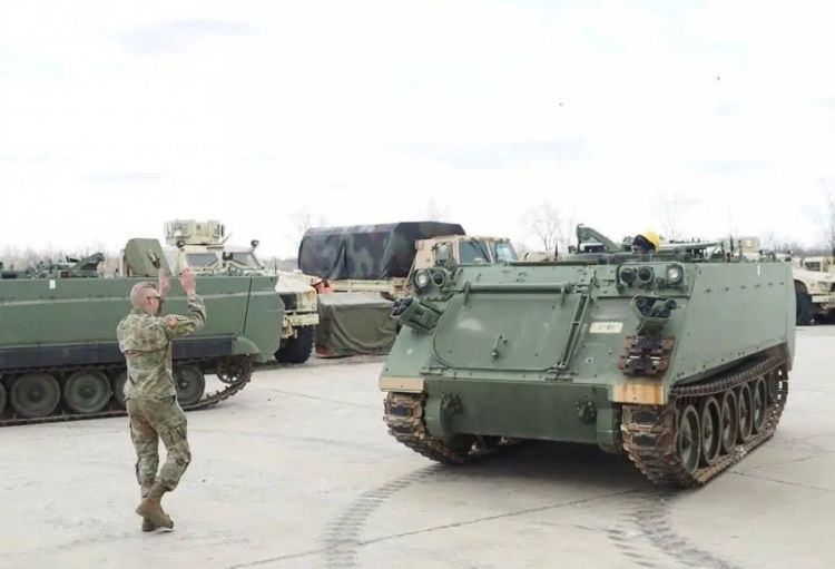 Belçika 11 milyon avroluq “M-113” zirehli transportyorlarını Ukraynaya təhvil vermək qərarına gəlib