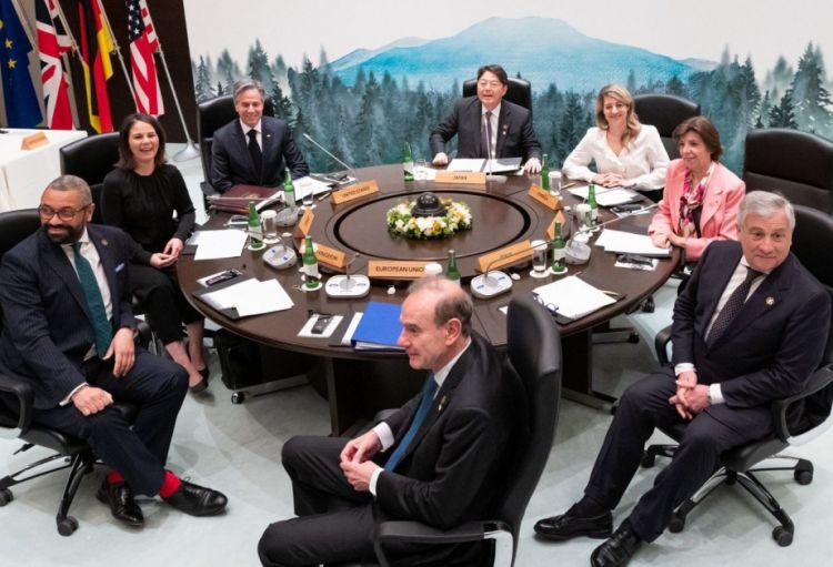 G7 ölkələrinin XİN rəhbərləri Entoni Blinkenin Çin səfərinin yekunlarını müzakirə edəcək