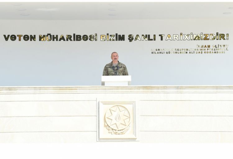 Azərbaycan Prezidenti: "Biz Ermənistanın və onun xarici havadarlarının məkrli planlarını alt-üst etdik"