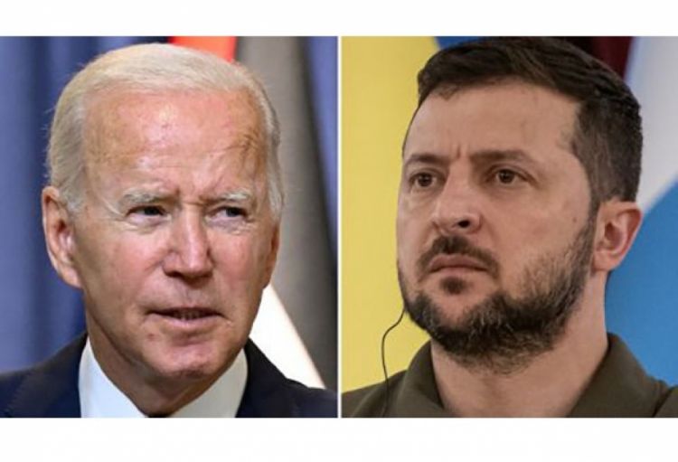 Volodimir Zelenski və Co Bayden Rusiyadakı vəziyyəti müzakirə ediblər